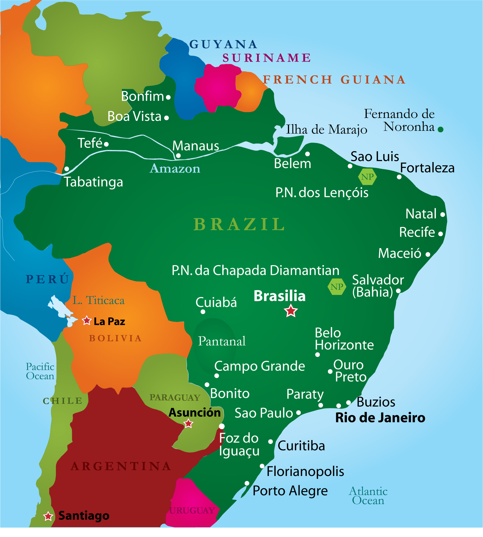 Географическое положение бразилии. Бразилия на карте. Географическое положение Бразилии на карте. Карта Бразилии географическая. Карта Бразилии с городами.